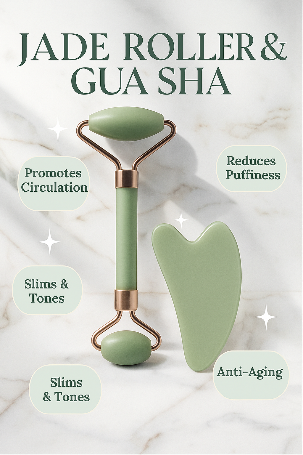 Gua-Sha et Rouleau Visage