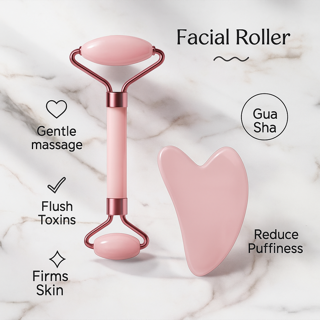Gua-Sha et Rouleau Visage
