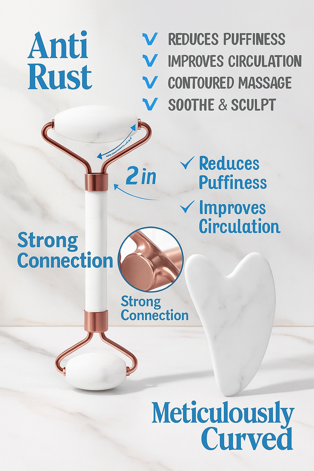Gua-Sha et Rouleau Visage
